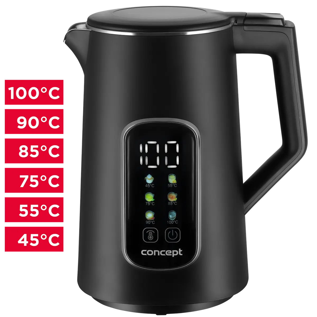 Rýchlovarná kanvica s reguláciou teploty 1,7 l RK3385