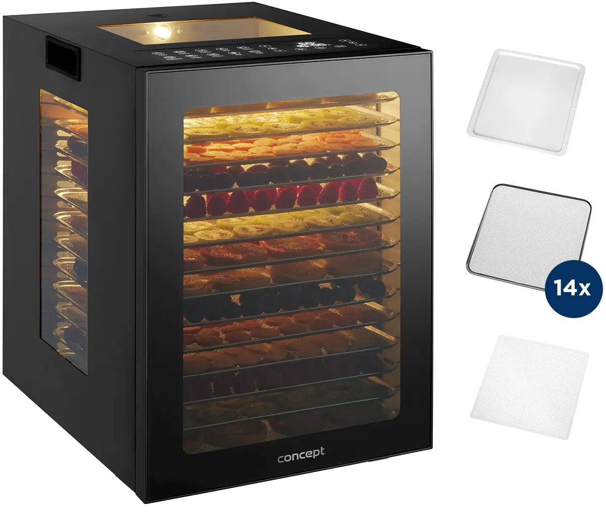Sušička ovocia digitálna 850 W SO5000