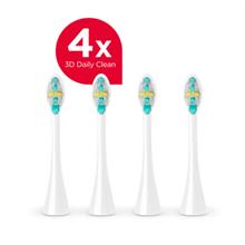 ZK0070 Náhradní hlavice k zubním kartáčkům PERFECT SMILE ZK701x, 3D Daily Clean, 4 ks, bílé